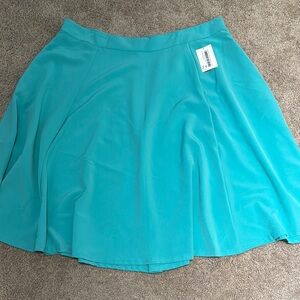 RockSteady Blue Skater Mini Skirt Resort Wear